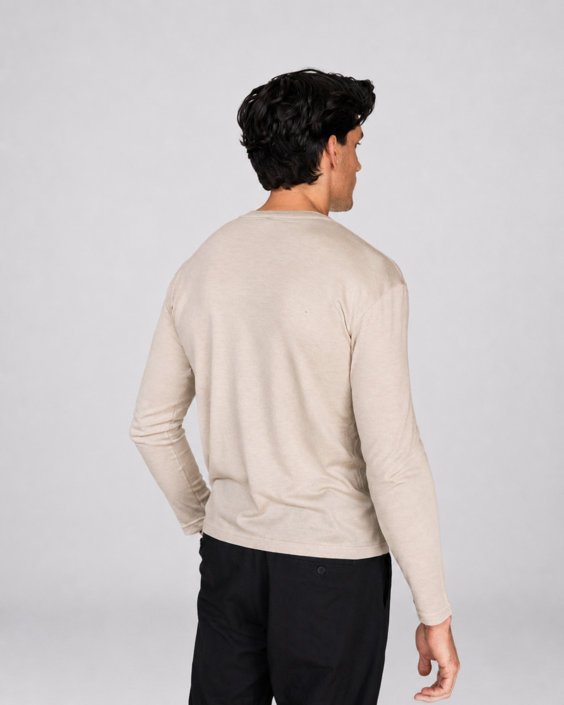 Oat Long Sleeve Henley