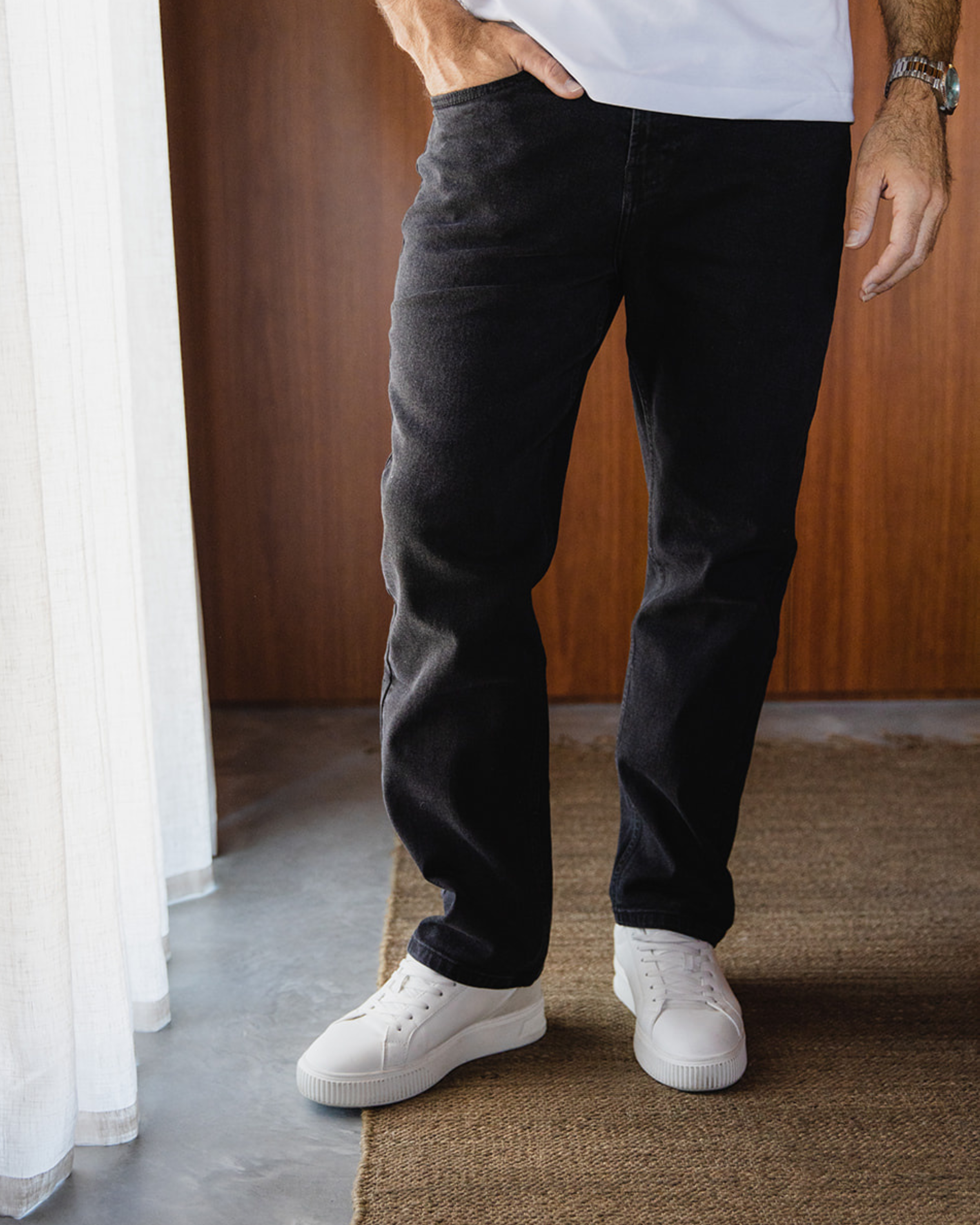 Vintage Black Relax Fit Jeans