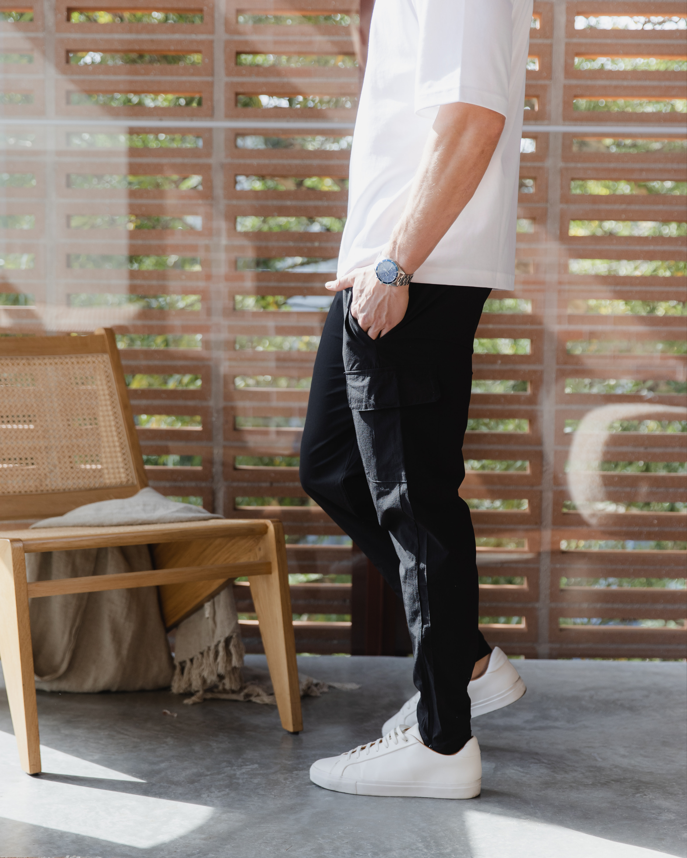 Black Cargo Jogger