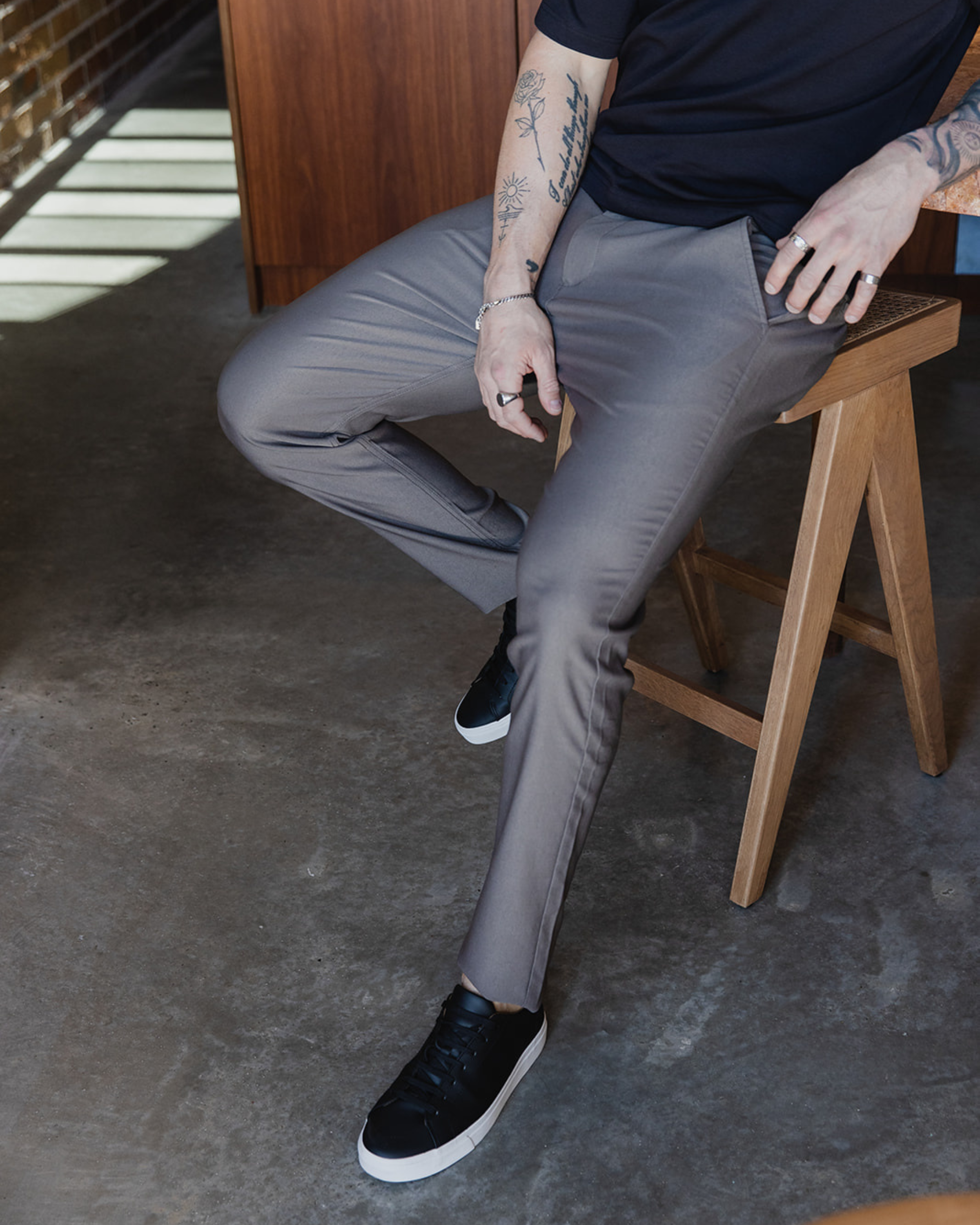 Taupe Slim Fit Chino