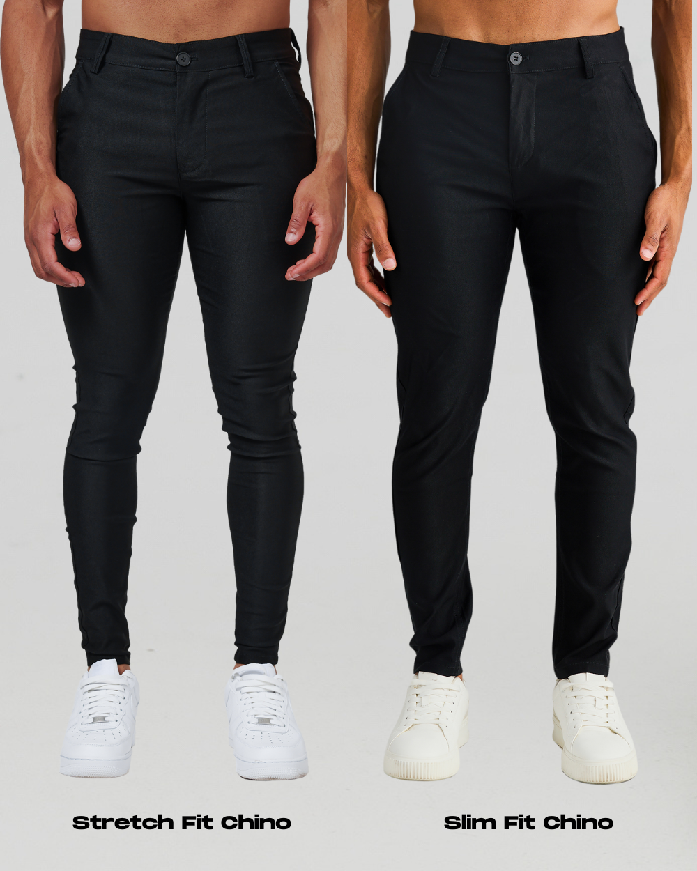 Black Slim Fit Chino