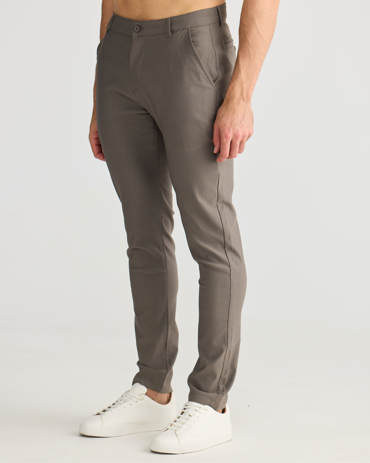 Taupe Slim Fit Chino