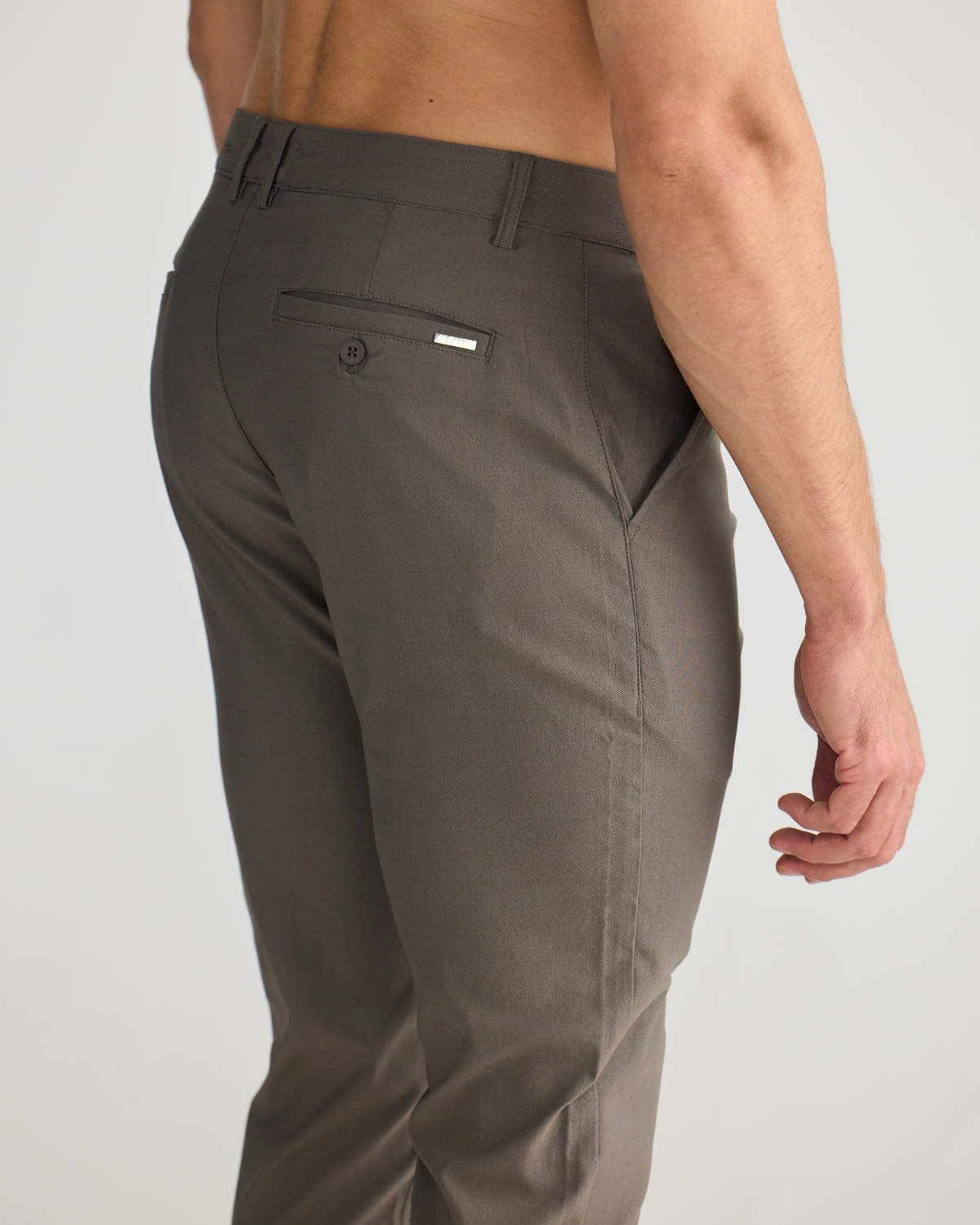 Taupe Slim Fit Chino