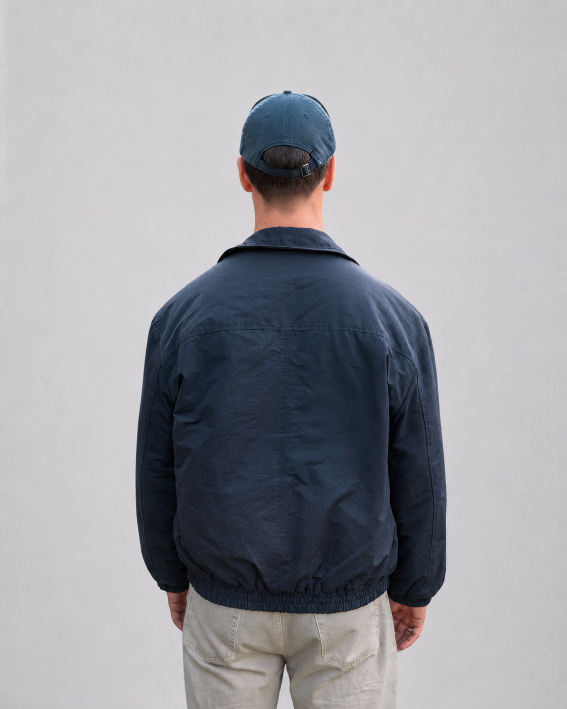 Navy Reversible Bomber Jacket