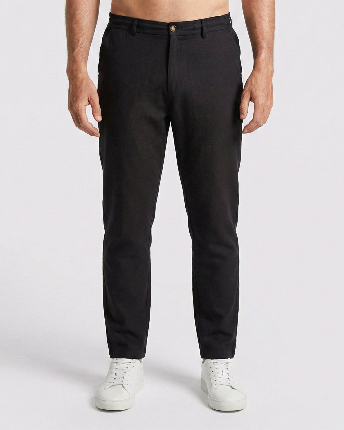 Black Linen Pant