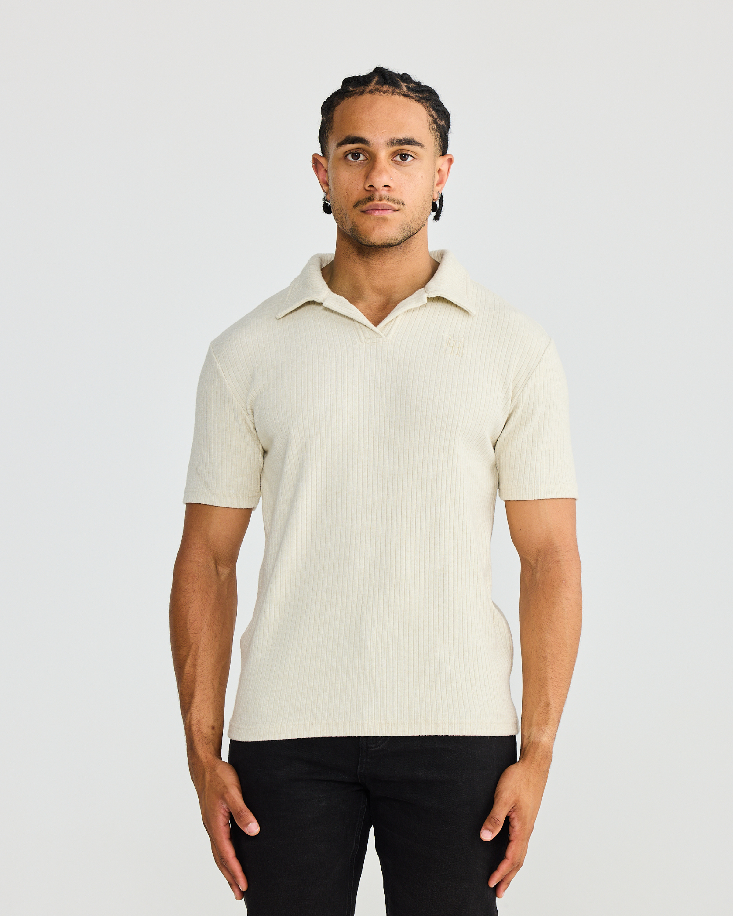 Sand Oxford Polo