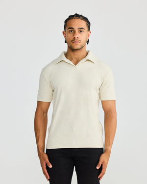 Sand Oxford Polo