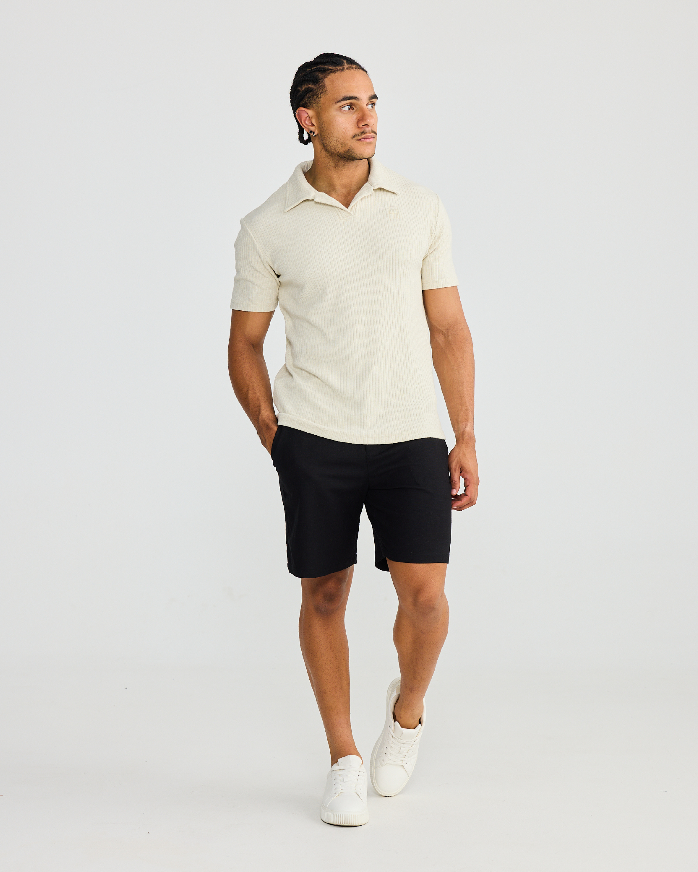 Sand Oxford Polo