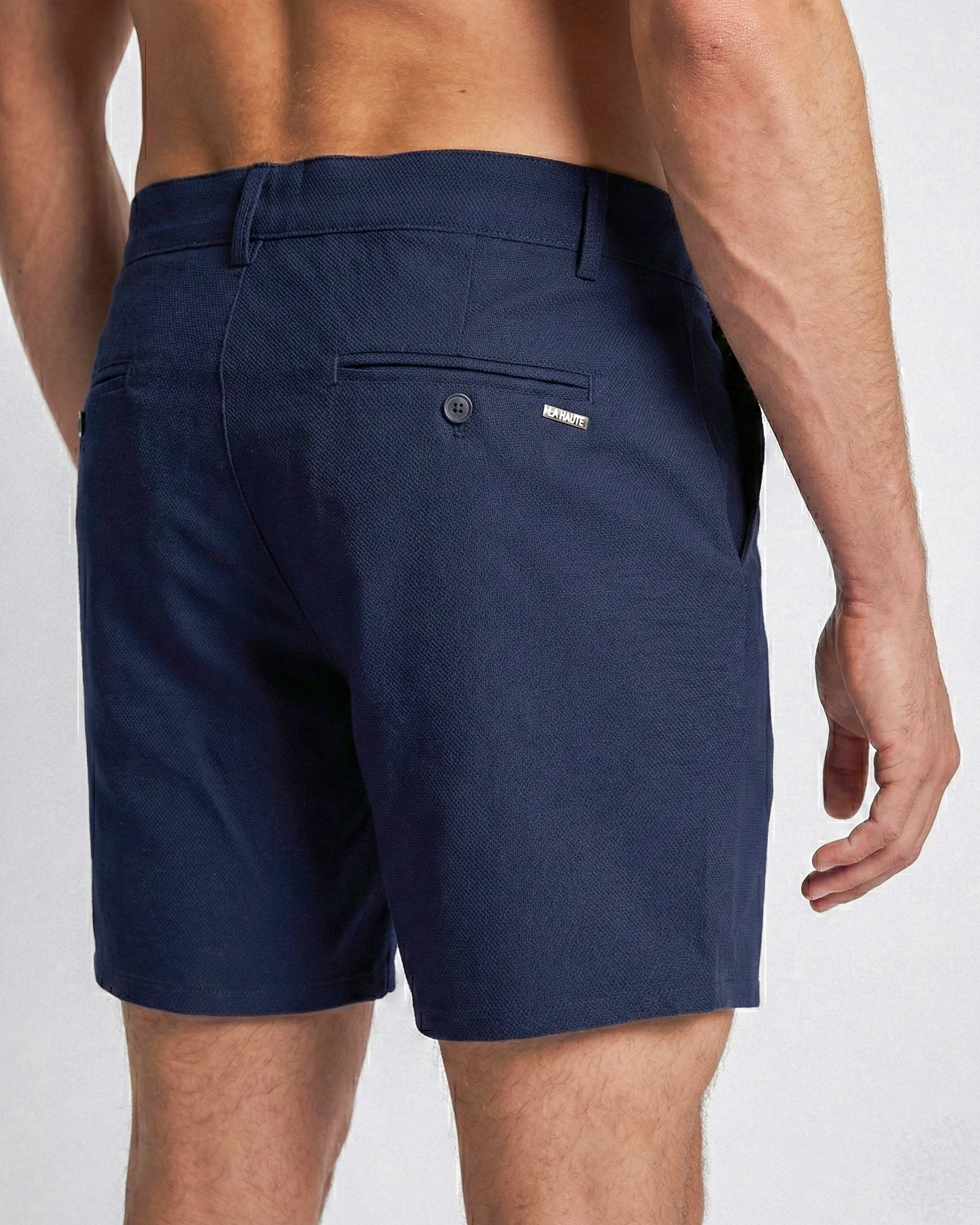 Navy Slim Fit - Stretch Chino Shorts