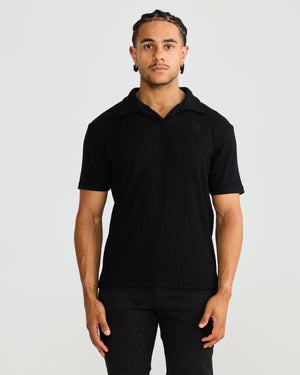 Black Oxford Polo