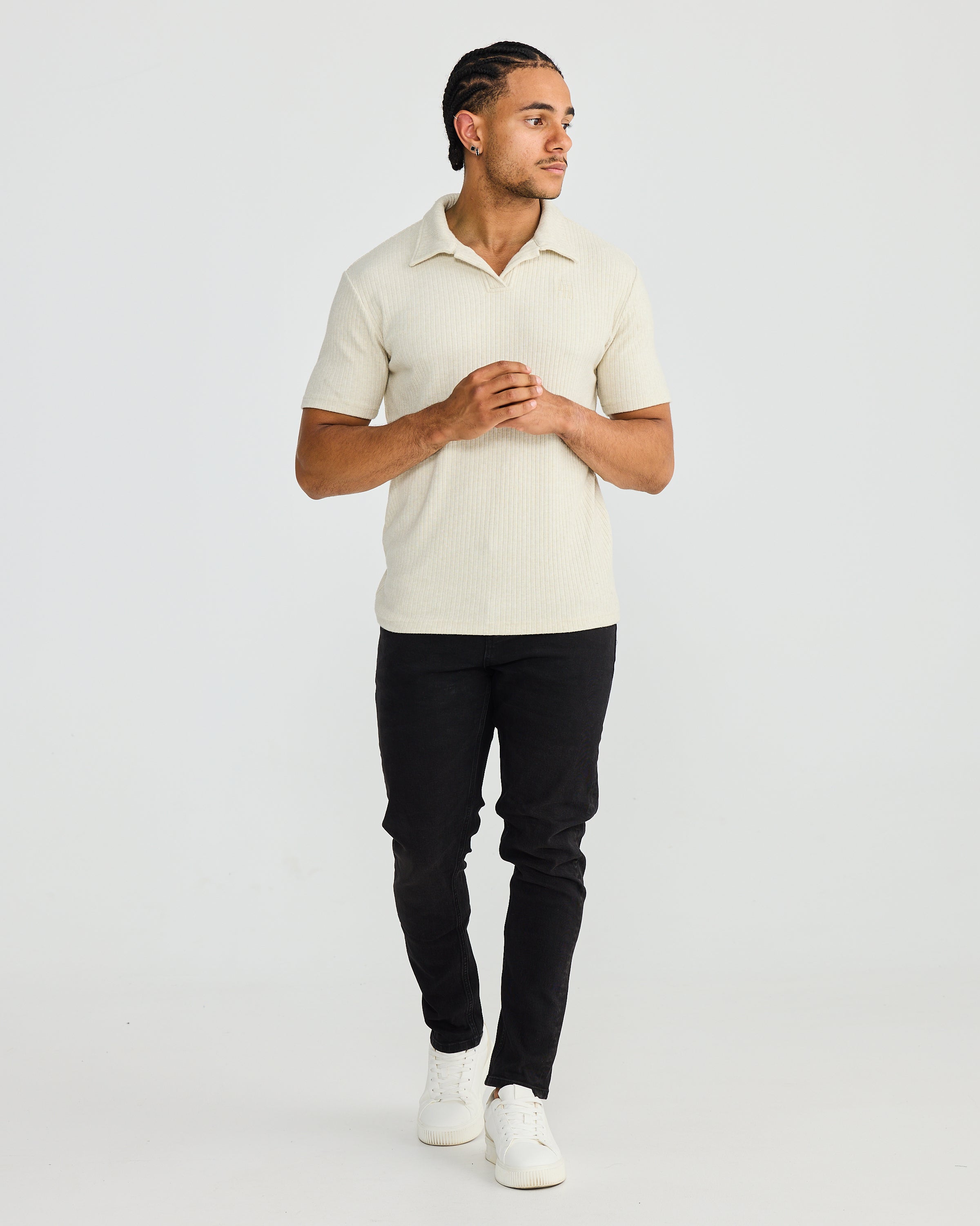 Sand Oxford Polo