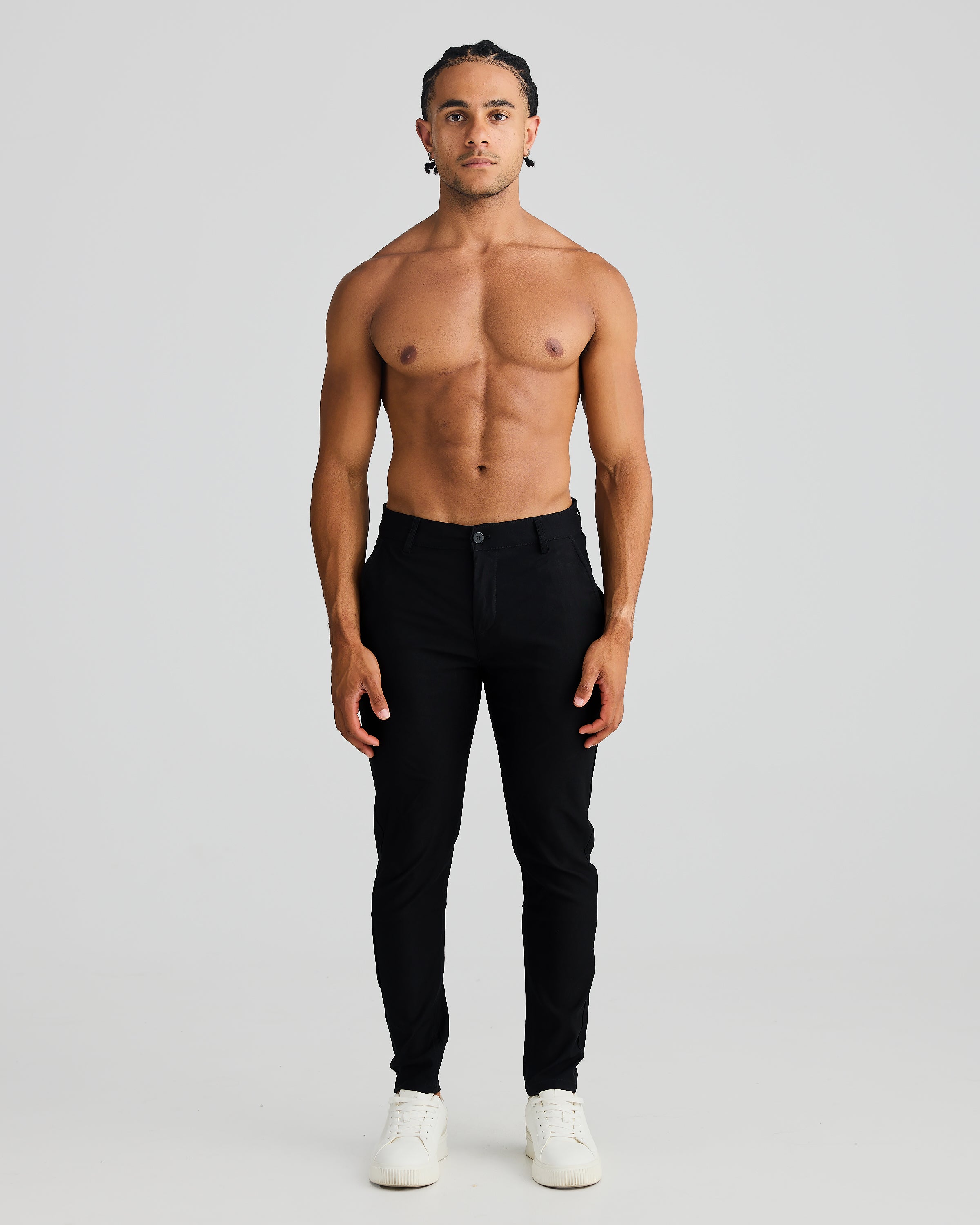 Black Slim Fit Chino