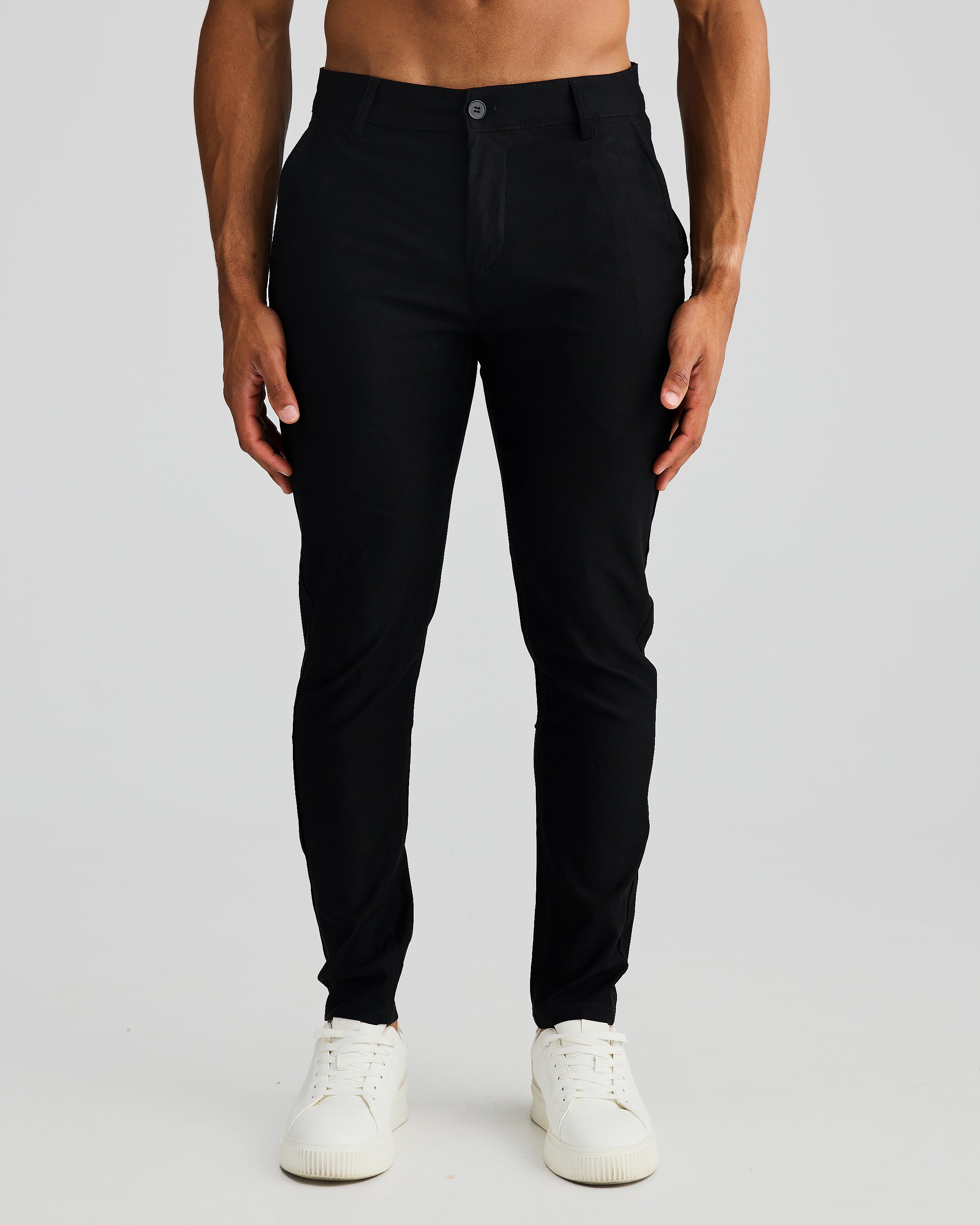 Black Slim Fit Chino