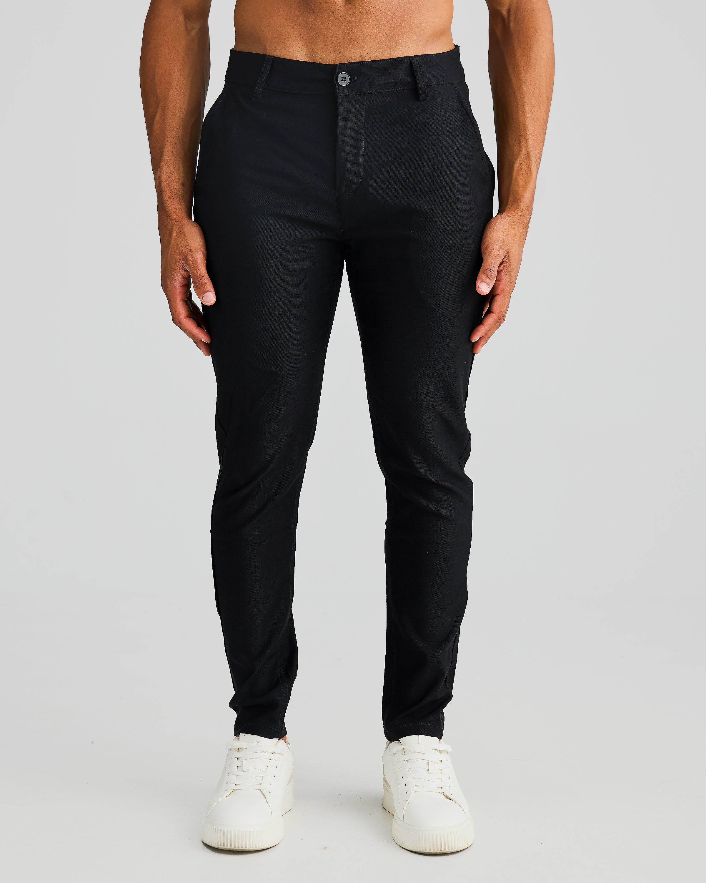 Black Slim Fit Chino