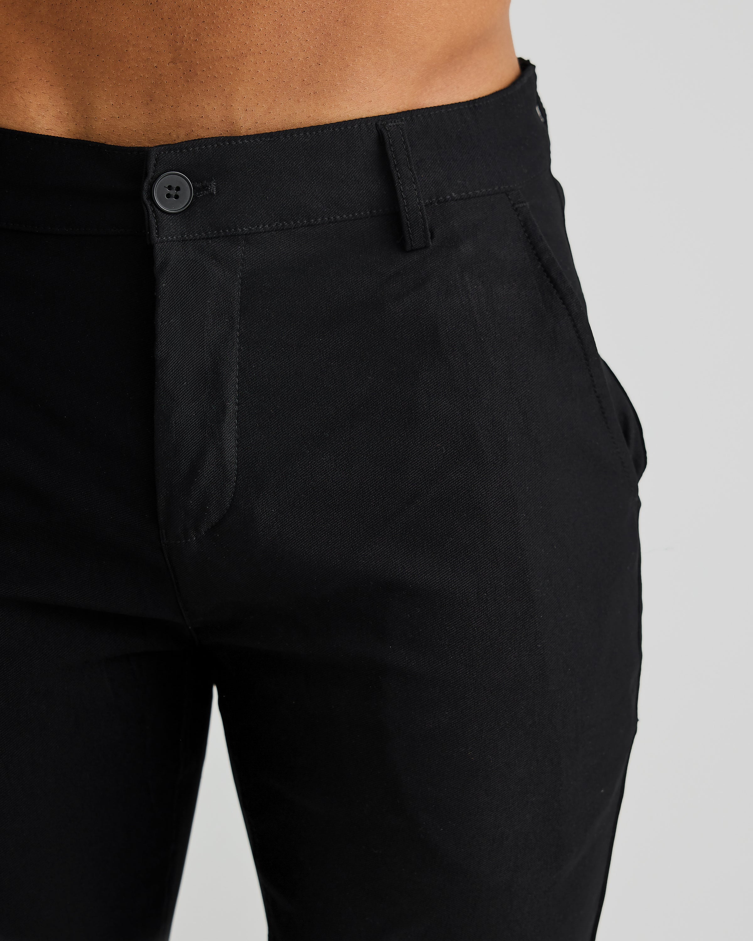 Black Slim Fit Chino