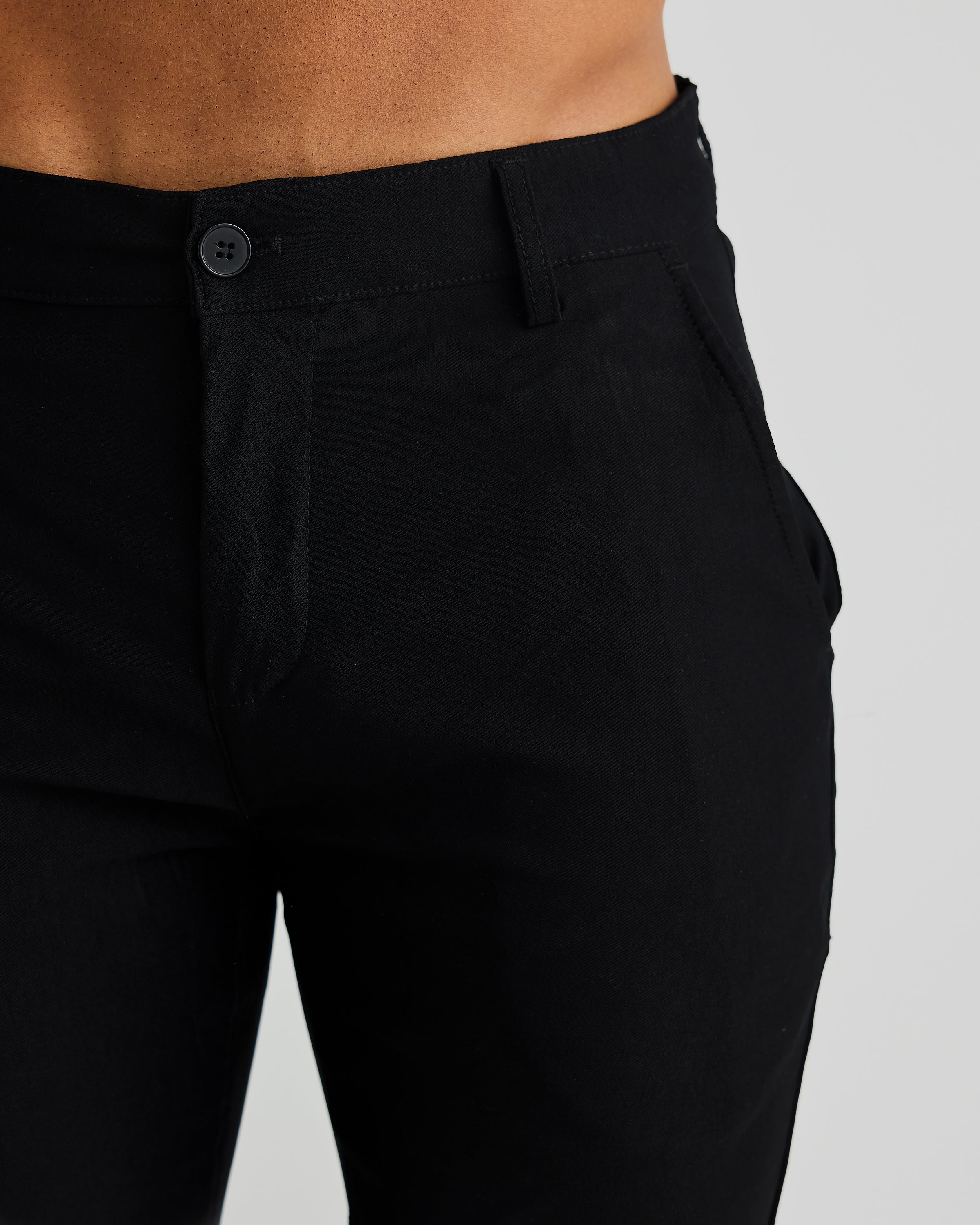 Black Slim Fit Chino