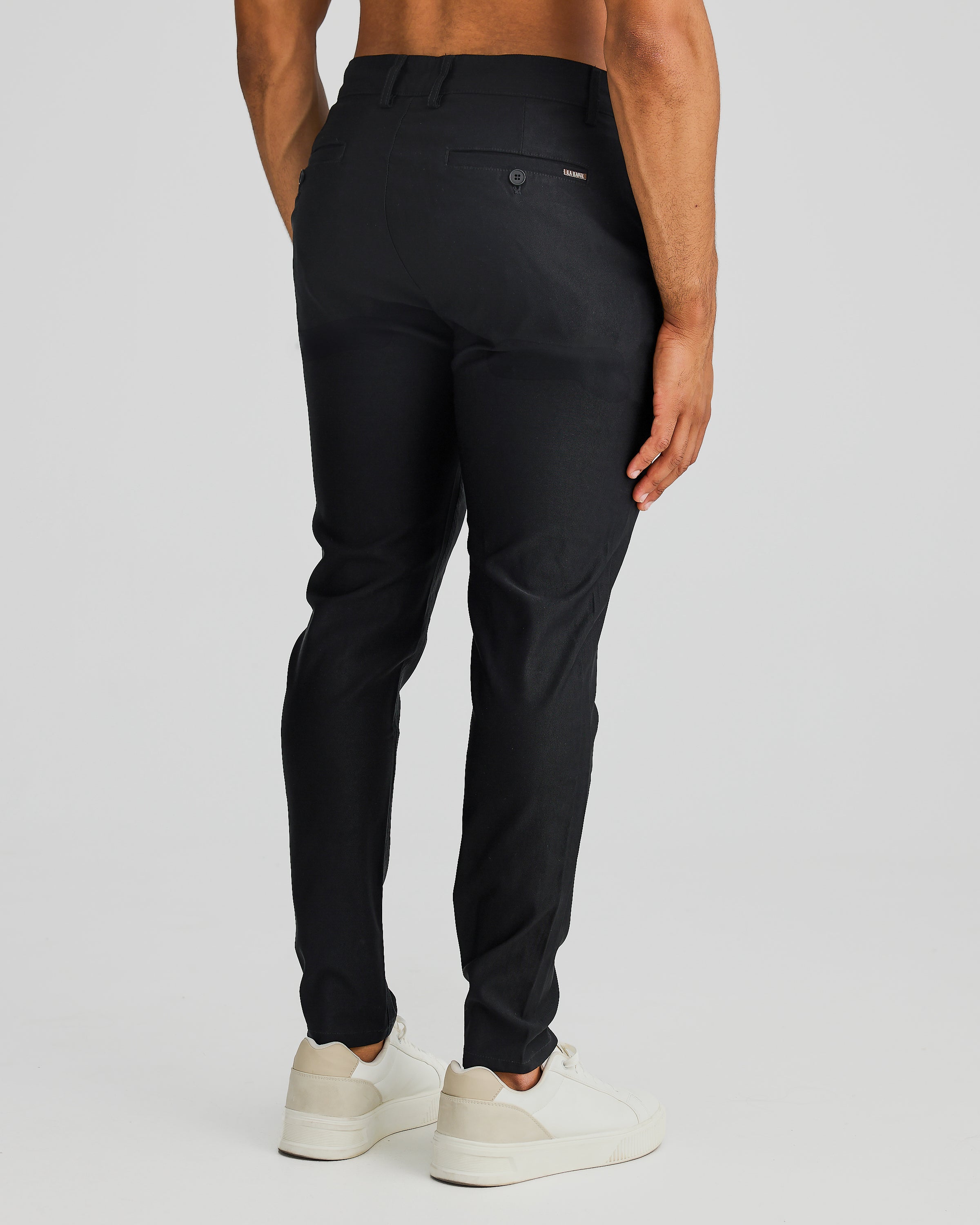 Black Slim Fit Chino