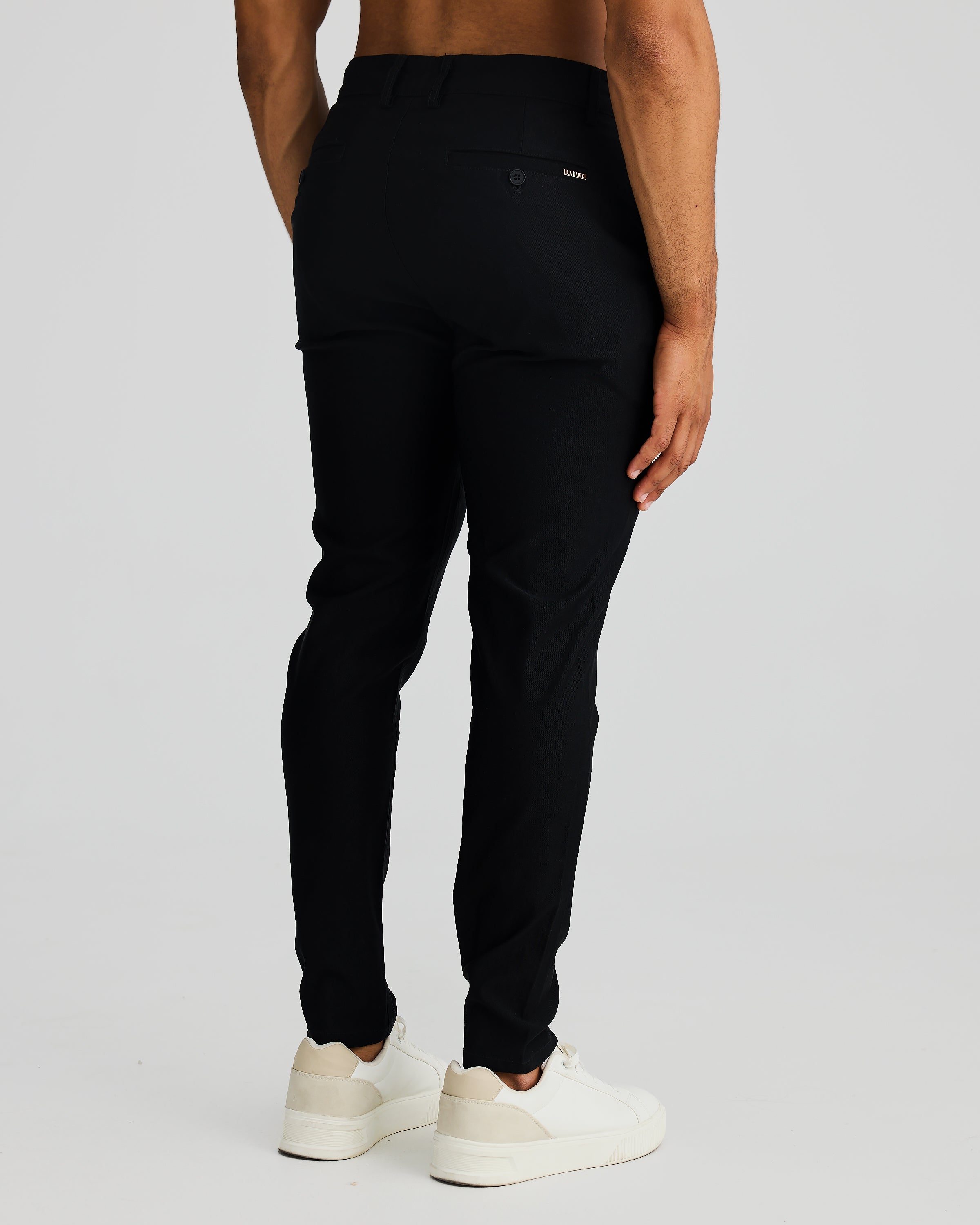 Black Slim Fit Chino