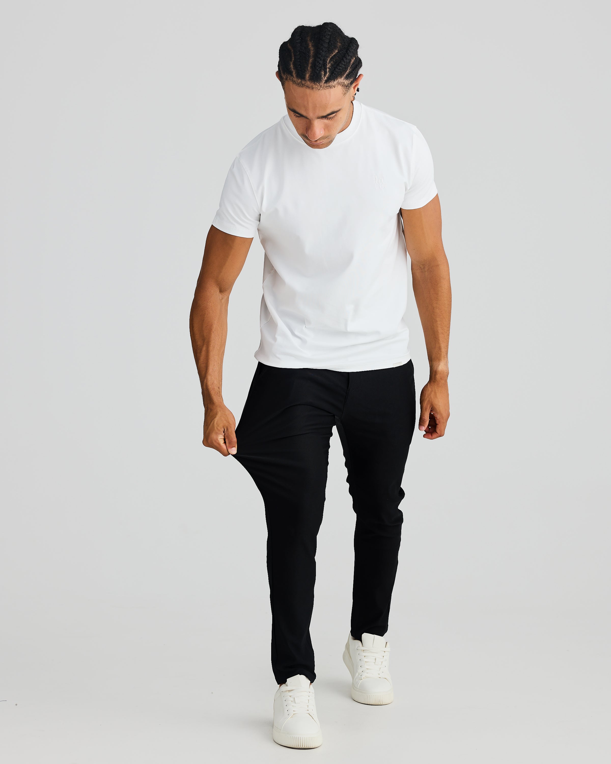 Black Slim Fit Chino