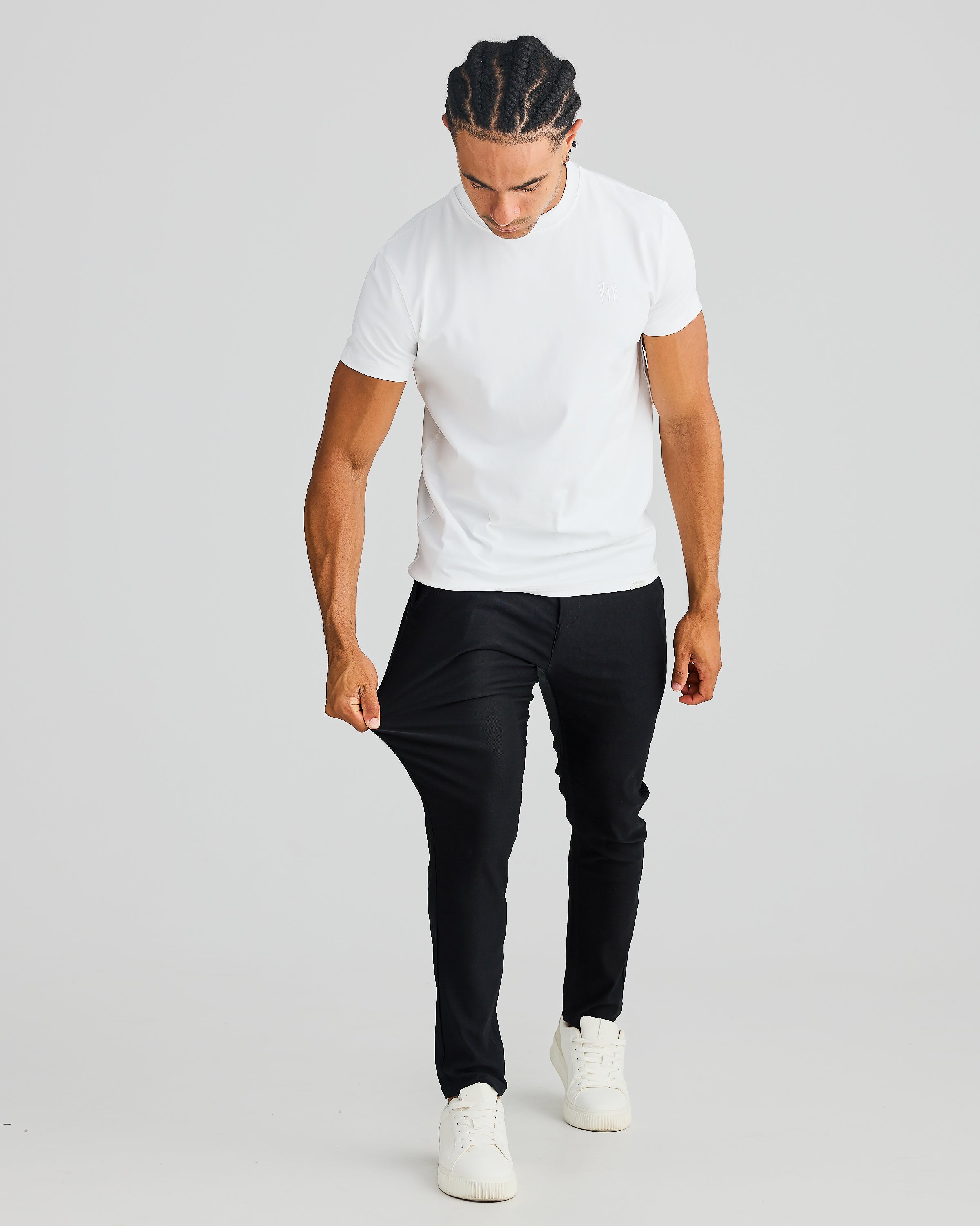 Black Slim Fit Chino