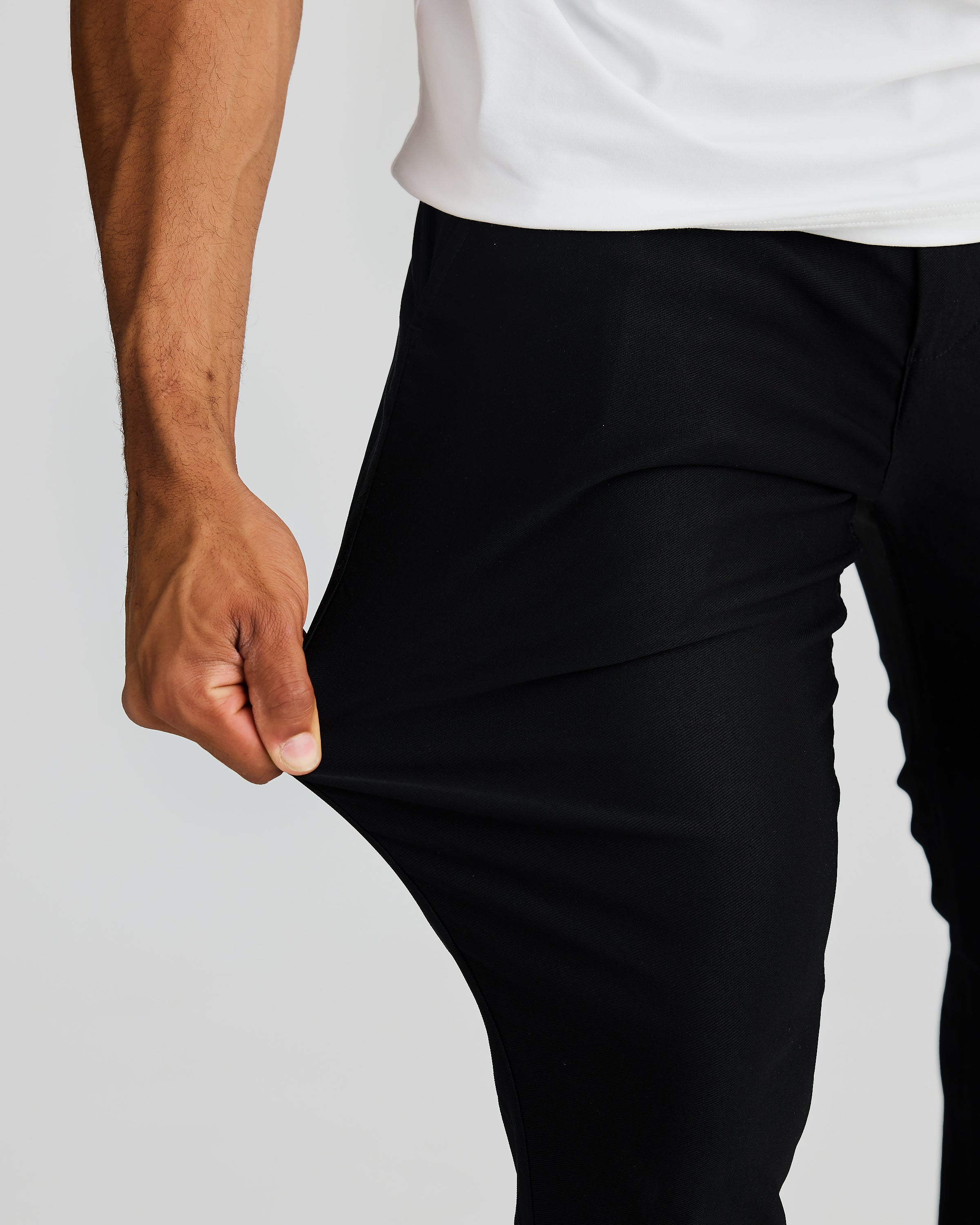 Black Slim Fit Chino