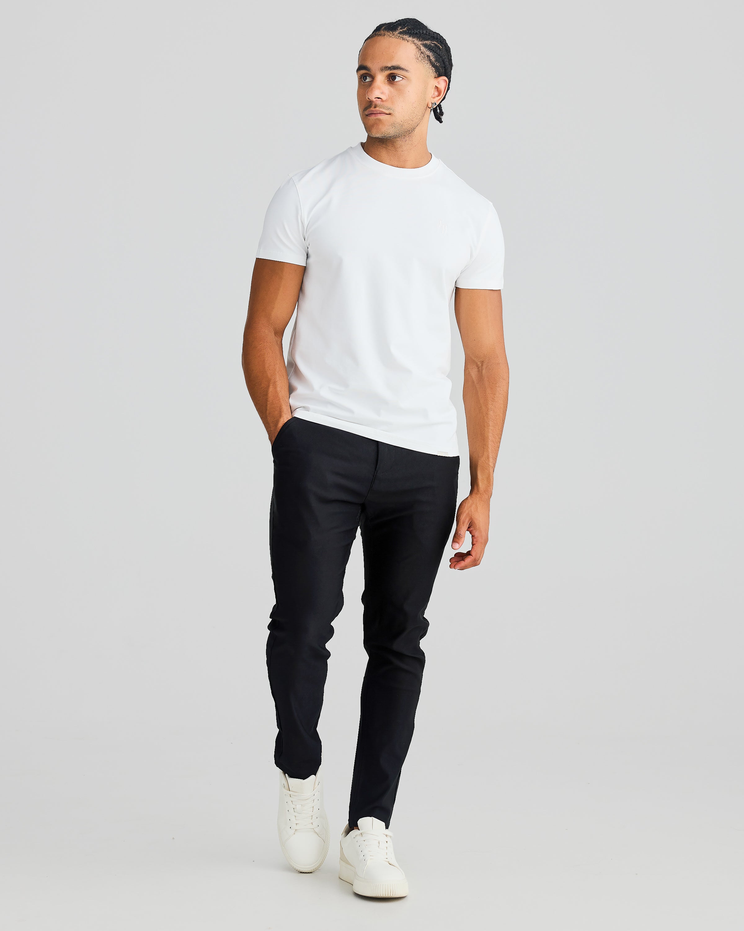 Black Slim Fit Chino