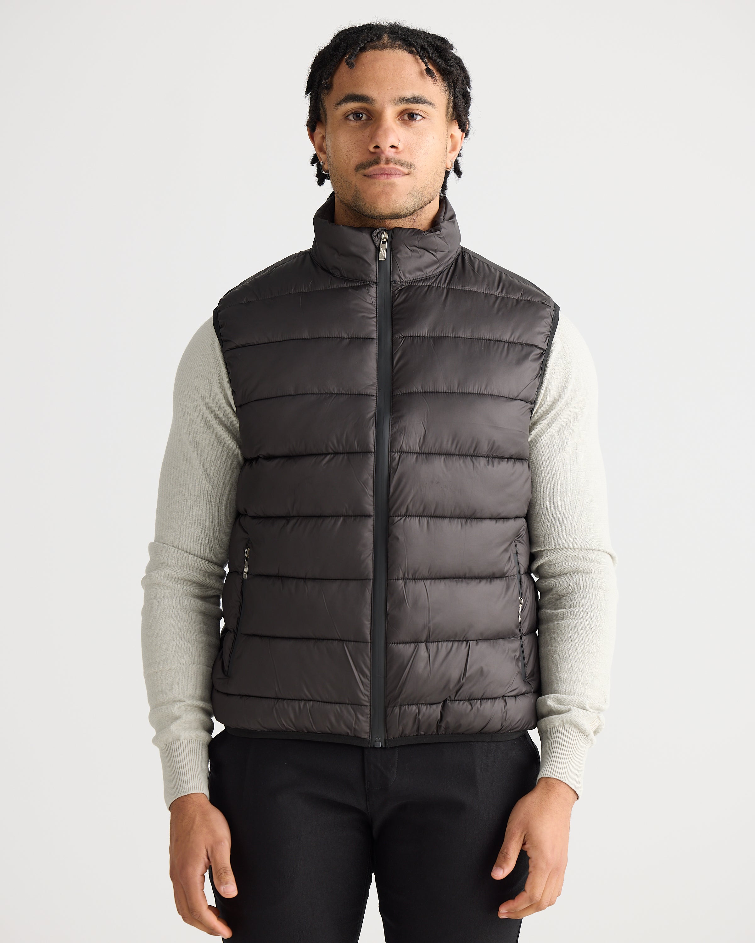 Black Puffer Vest