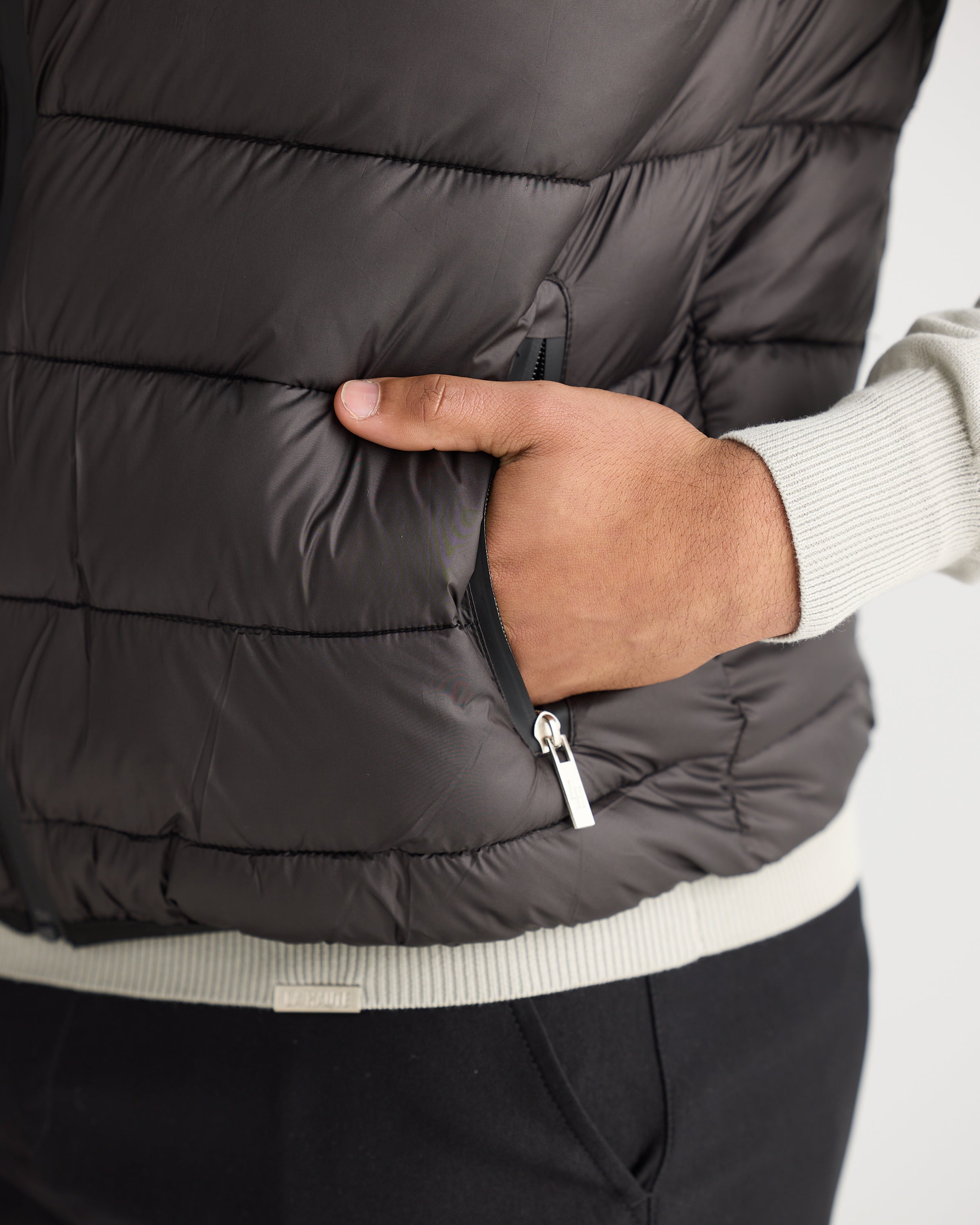 Black Puffer Vest