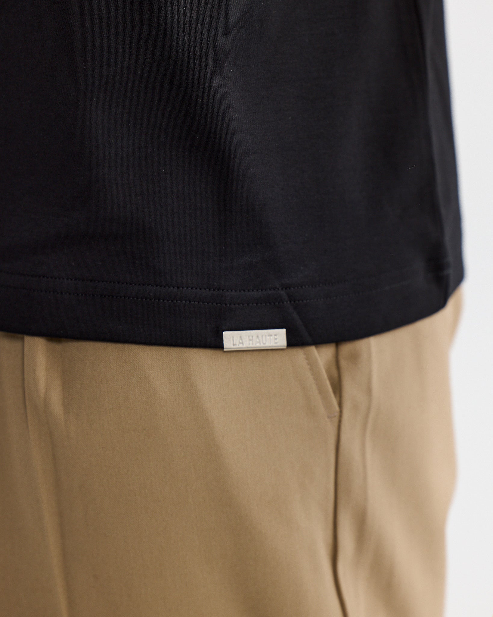 Black Cursive Box T-Shirt