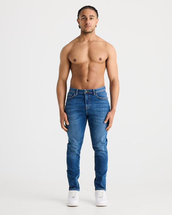 Dark Blue Slim Fit Jeans