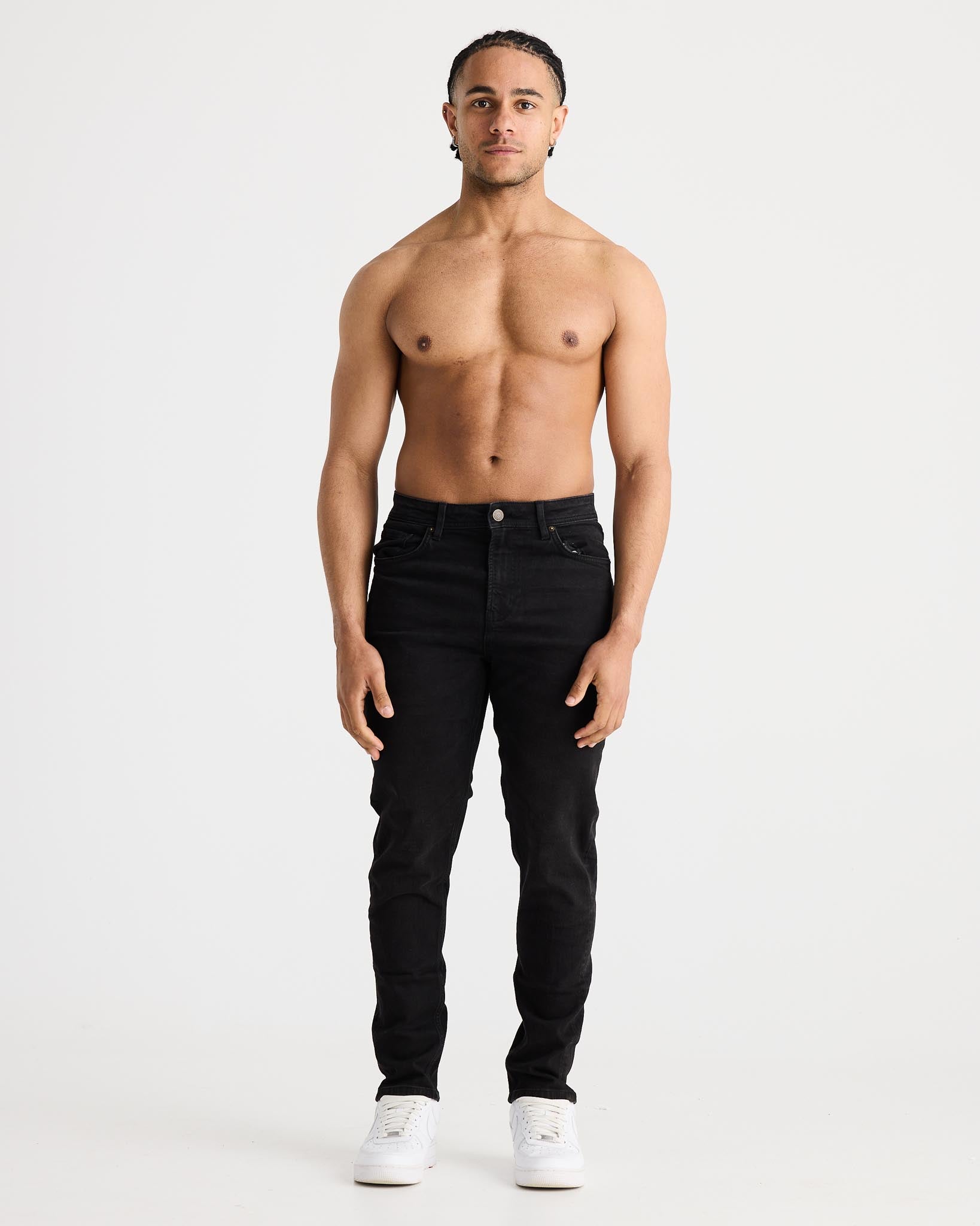 Vintage Black Slim Fit Jeans