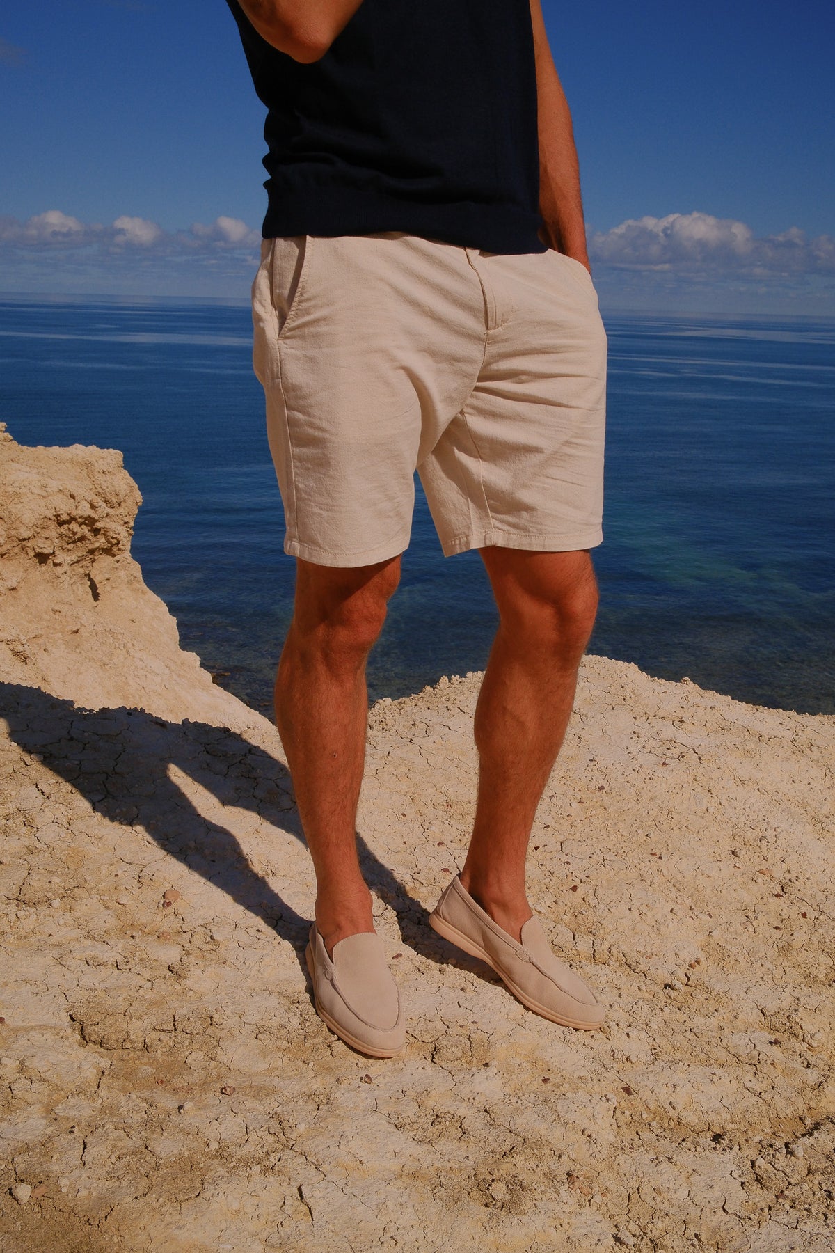 Sand Linen Shorts