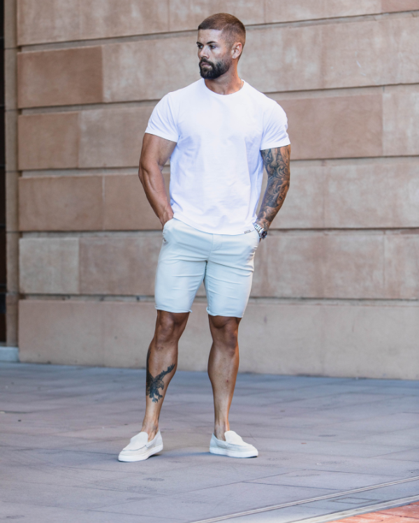 Stone Stretch Chino Shorts