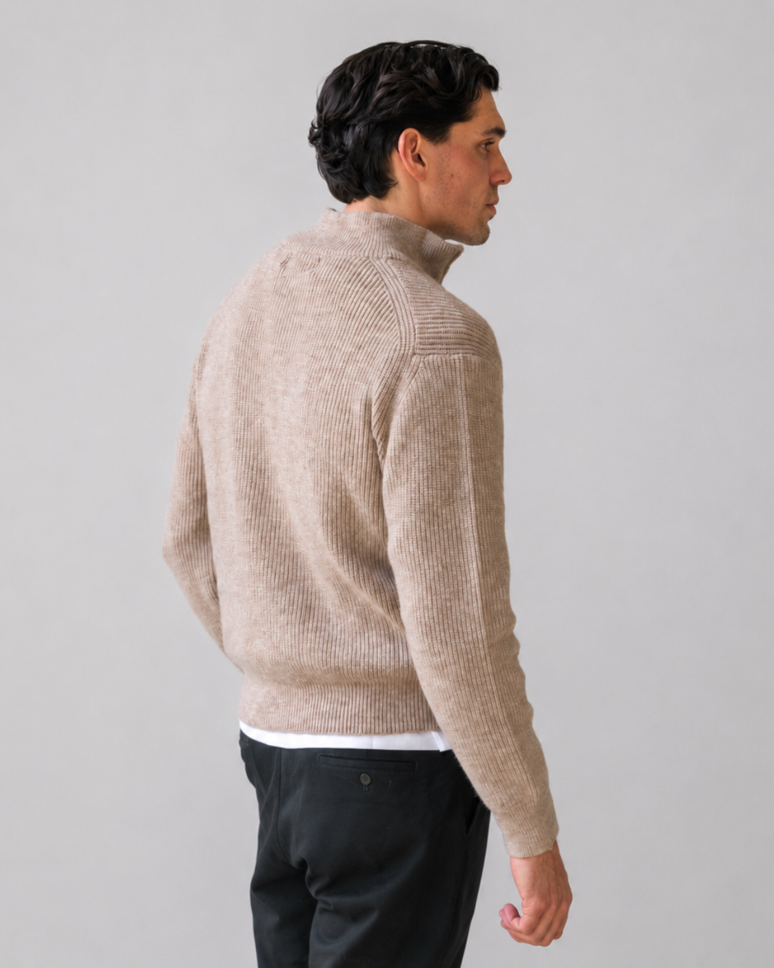 Dust Quarter Zip Knit