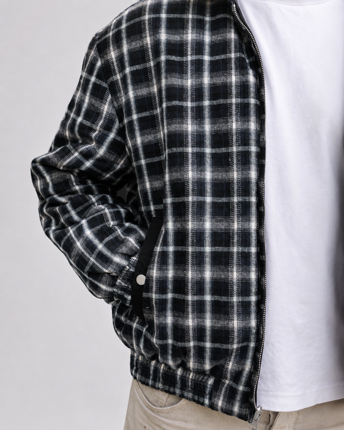 Navy Reversible Bomber Jacket