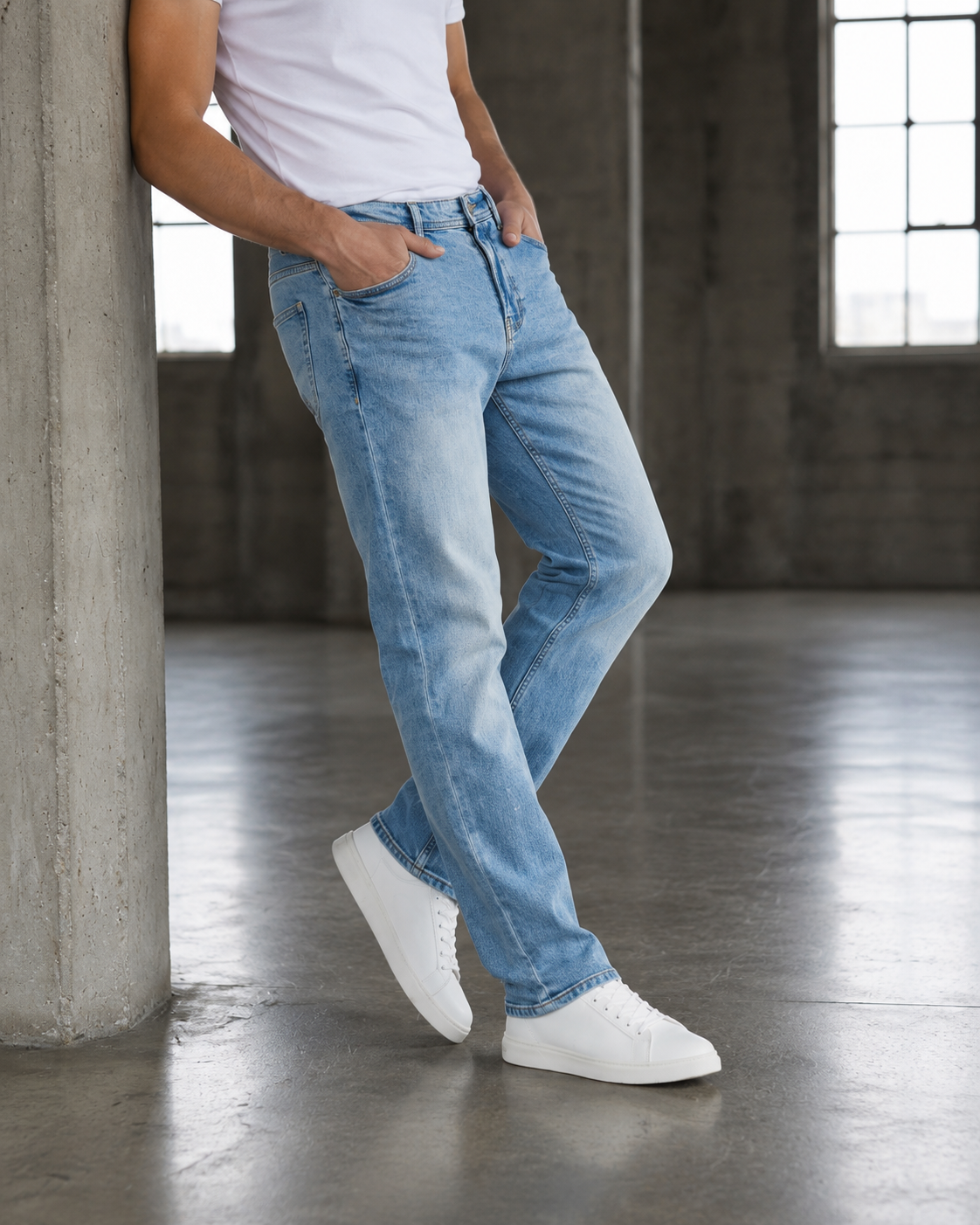 Vintage Blue Relax Fit Jeans