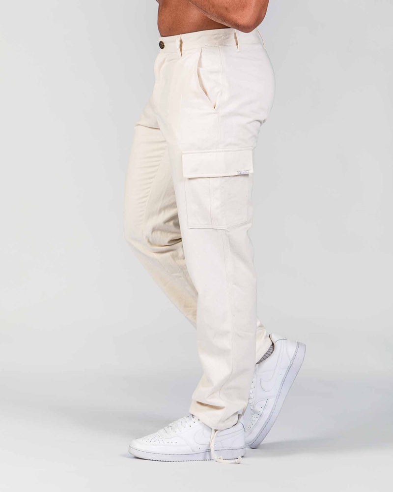 Off white Relaxed Cargo Pants