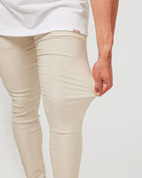 Stretching Sand coloured Chino Pants