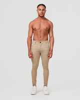 Front of Tan coloured pants for men