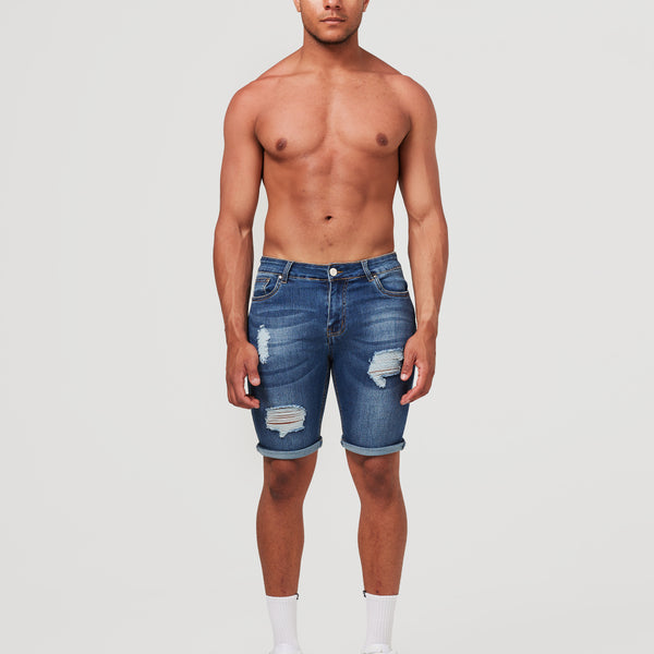 Jean top shorts men